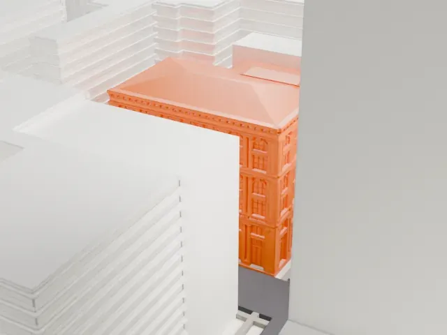 Tiffany and Company Building model, North view