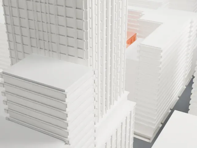 Tiffany and Company Building model, West view