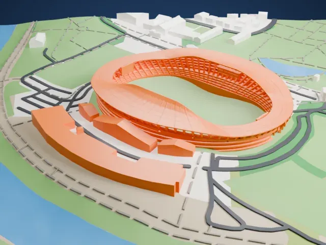 Toše Proeski Arena model, North view