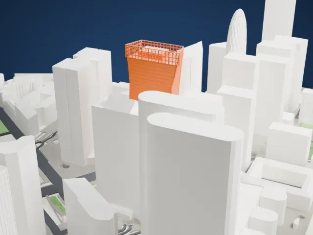 Tour Carpe Diem model, West view