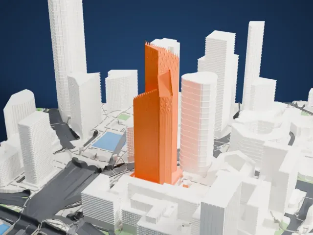 Tour First model, East view