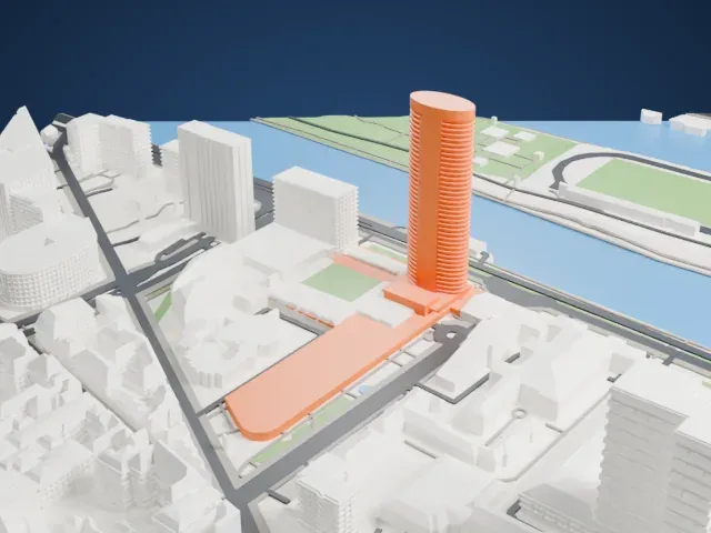 Tour France model, West view