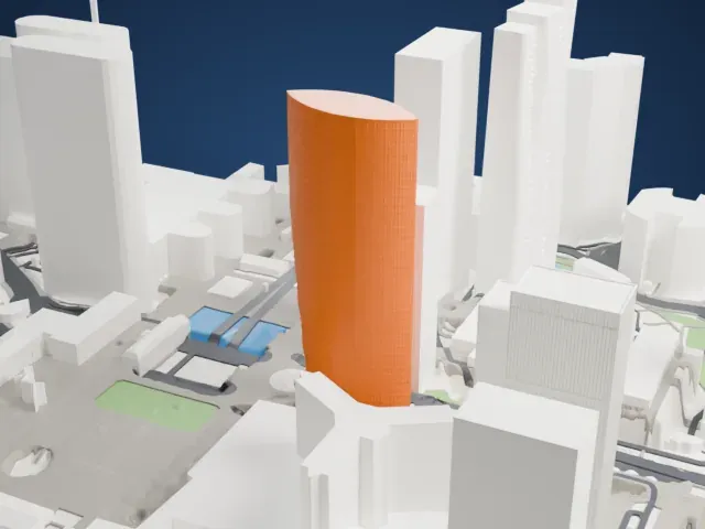 Tour Légende model, West view