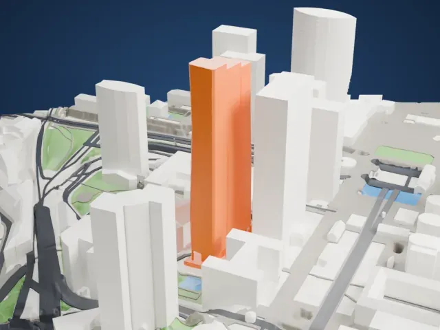 Tour Majunga model, East view