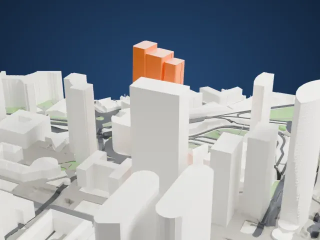 Tour Majunga model, North view