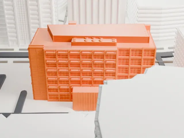 Translational Genomics Research Institute model, East view