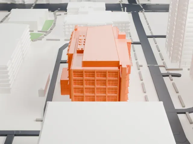 Translational Genomics Research Institute model, North view