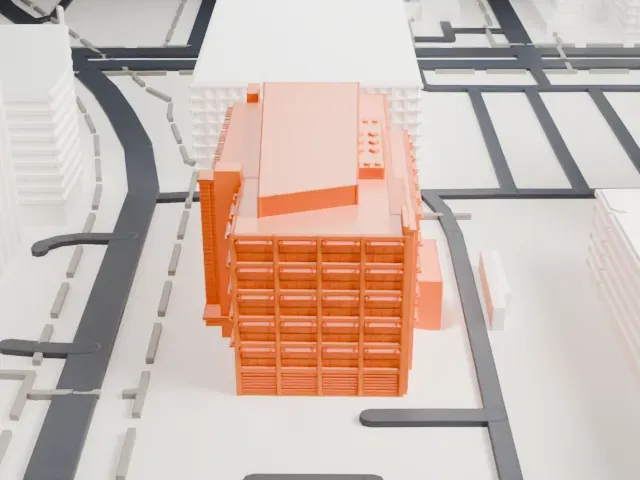 Translational Genomics Research Institute model, South view