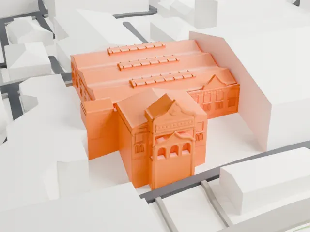 Tretyakov Gallery model, East view
