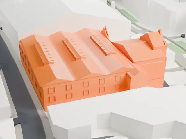 Tretyakov Gallery model, South view