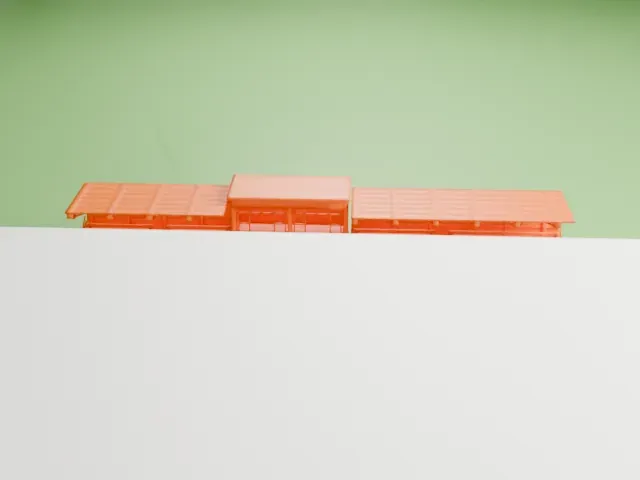 Trinidad Stadium model, East view