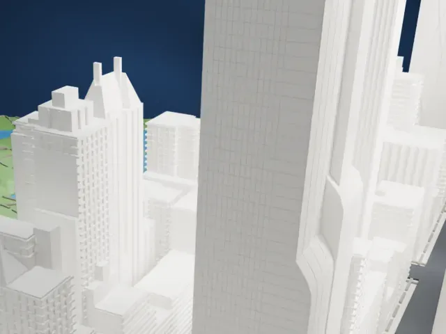 Trump Parc model, West view