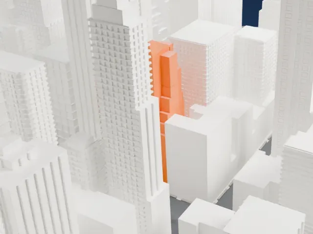 Trump Park Avenue model, East view