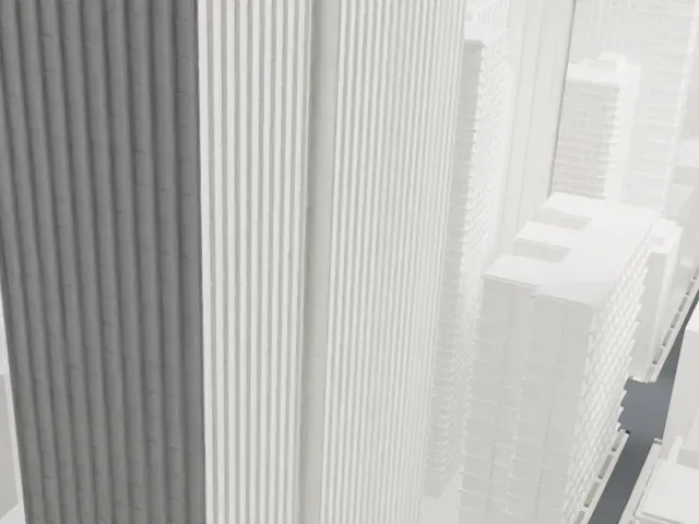Trump Park Avenue model, West view