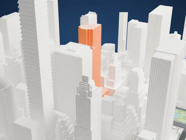 Trump Tower model, East view