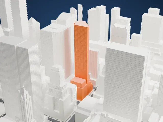 Trump Tower model, North view