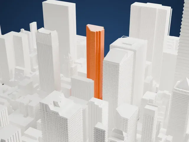 Trump Tower model, South view