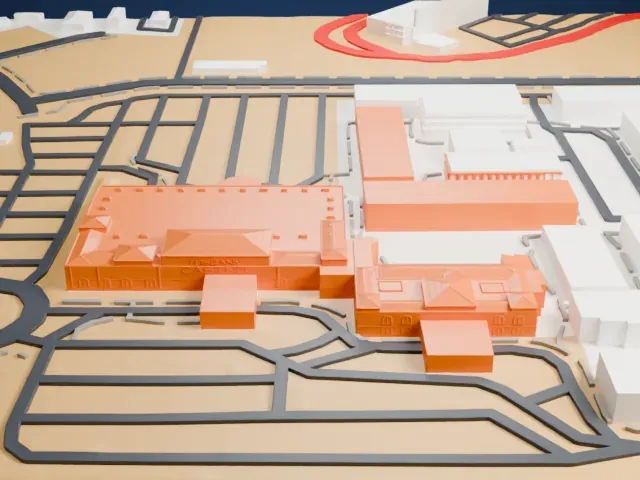 Tuscany Suites and Casino model, North view
