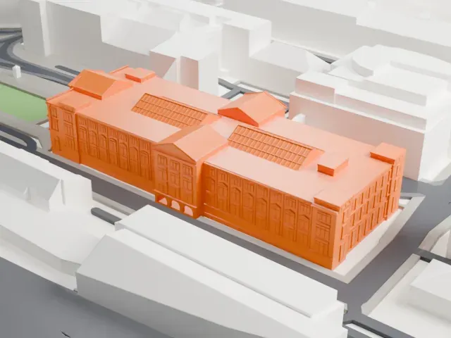 Übersee-Museum model, North view
