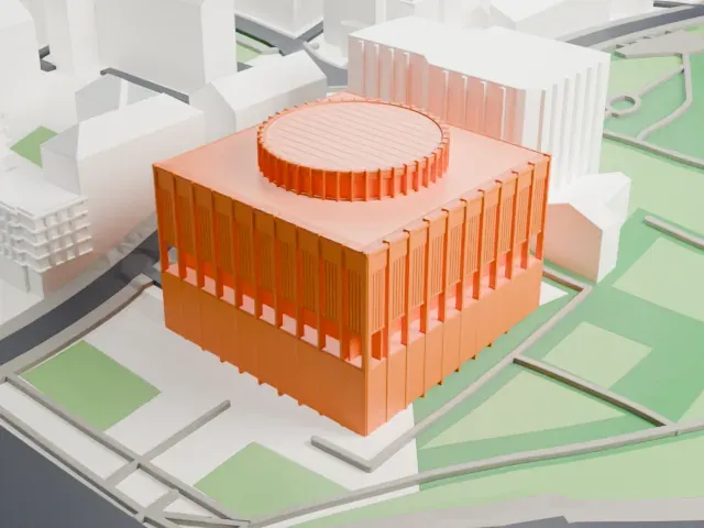 Ukrainian House model, East view