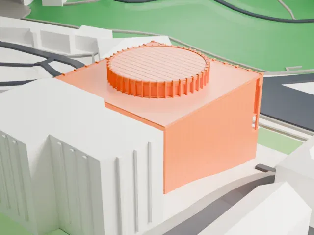 Ukrainian House model, West view