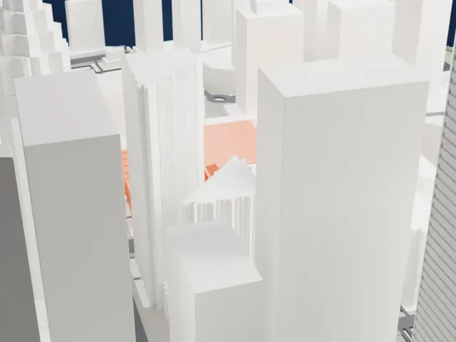 Union Station (Toronto) model, North view