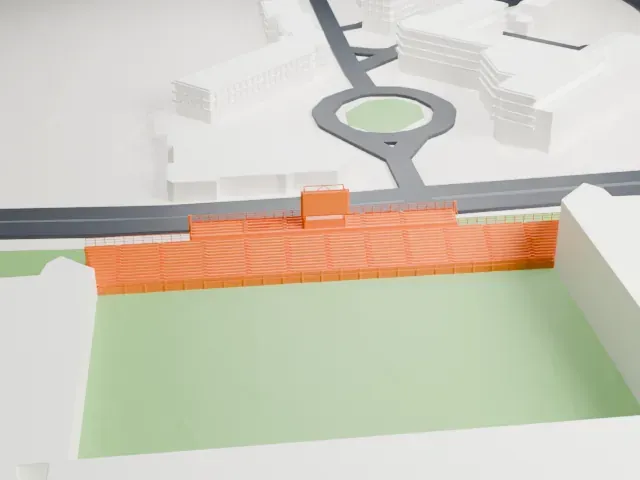 Unipol Domus model, West view