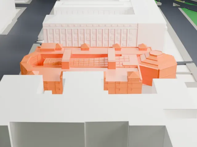United States Holocaust Memorial Museum model, North view