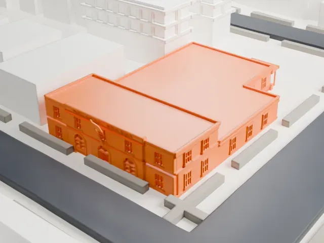 United States Post Office, Bensonhurst model, South view