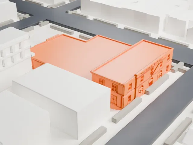 United States Post Office, Bensonhurst model, West view