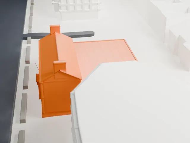 United States Post Office, Kensington model, South view