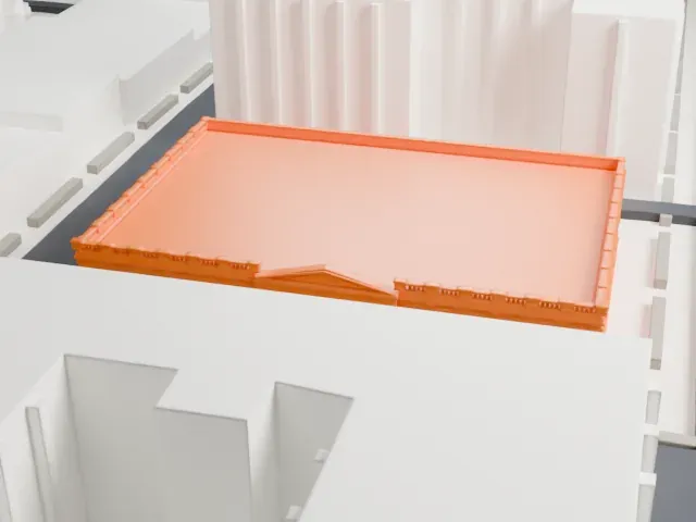 United States Post Office, Long Island City model, East view