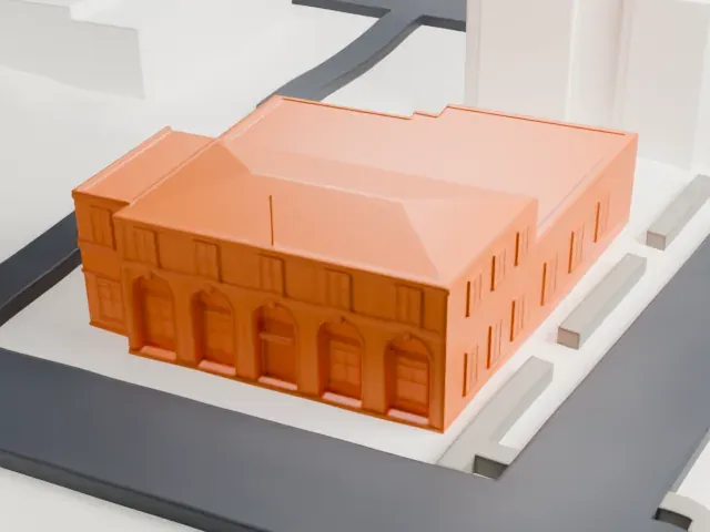 United States Post Office, Morrisania model, North view