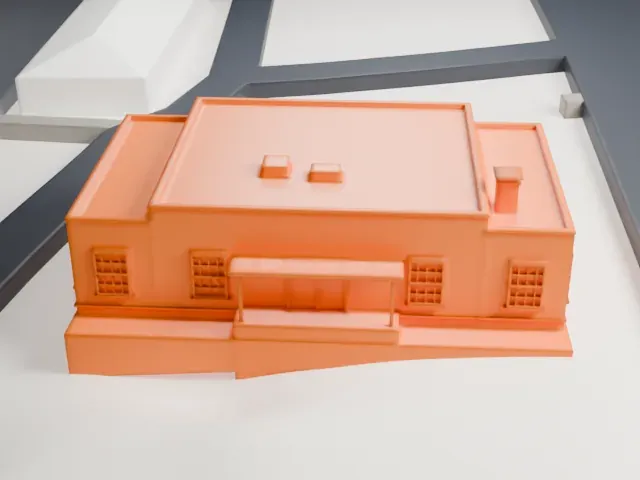 United States Post Office, Pearl River model, South view