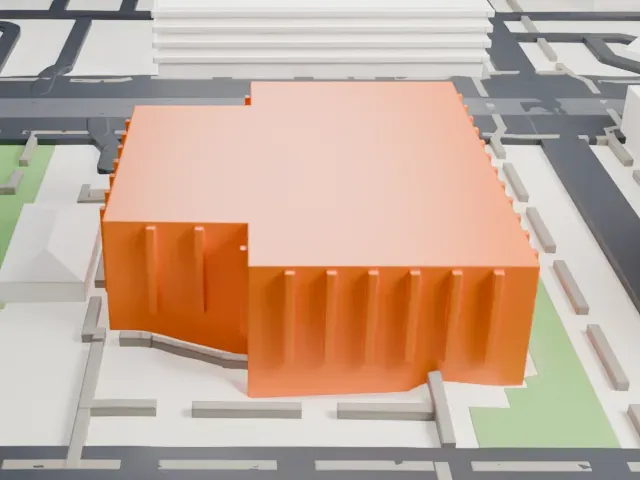United States Post Office Phoenix model, East view