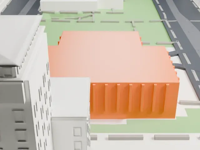 United States Post Office Phoenix model, North view