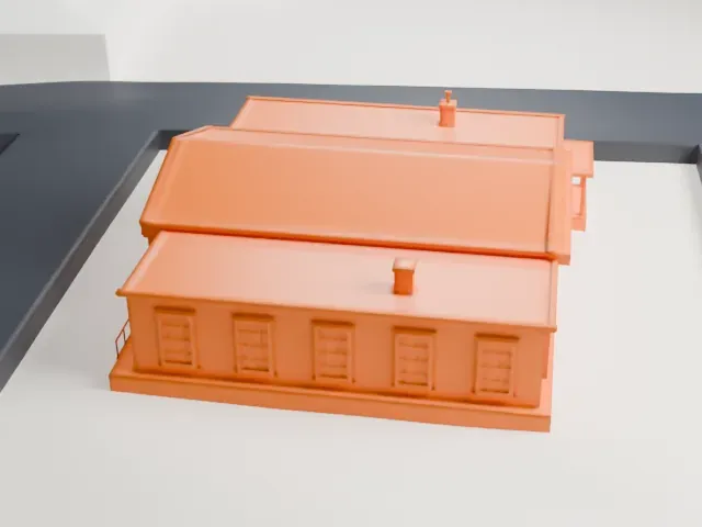 United States Post Office, Spring Valley model, North view
