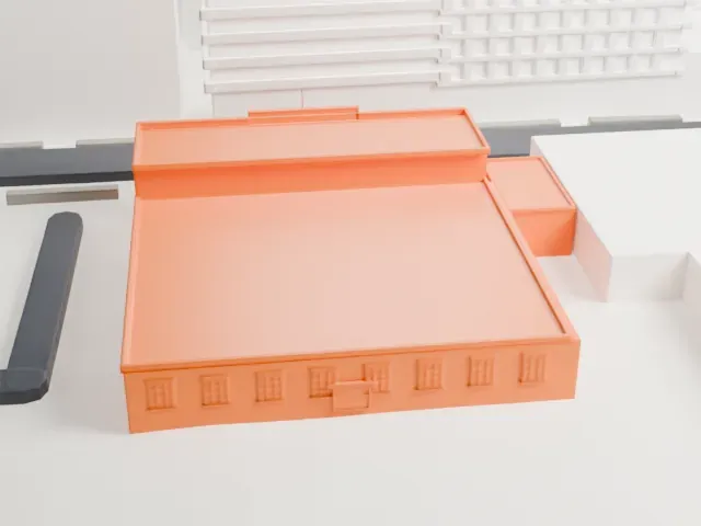 United States Post Office, Williamsburg model, North view