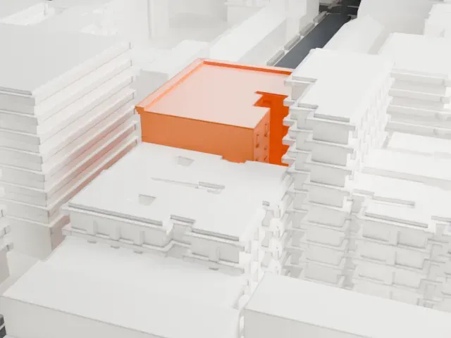 University Settlement Society of New York model, South view
