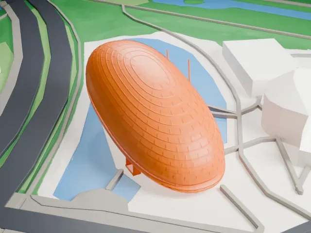 Universum Bremen model, East view