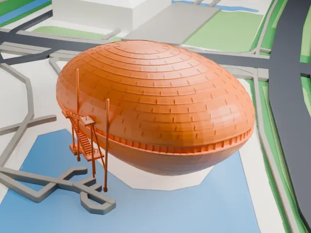 Universum Bremen model, West view