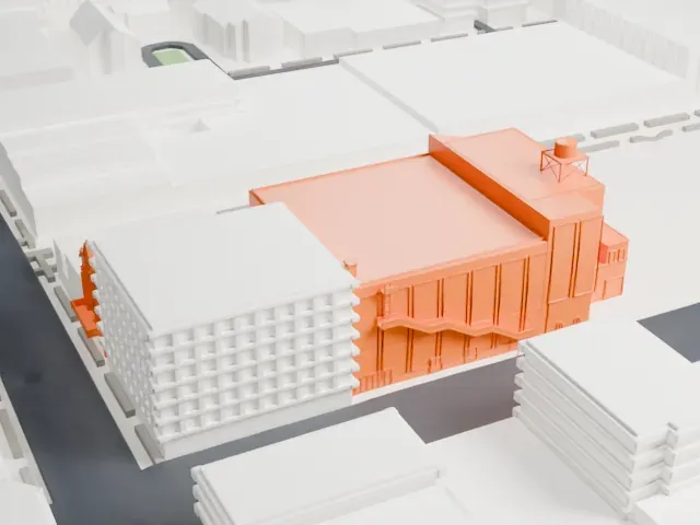 Valencia Theatre model, East view
