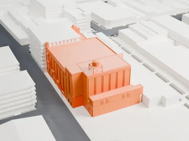 Valencia Theatre model, North view