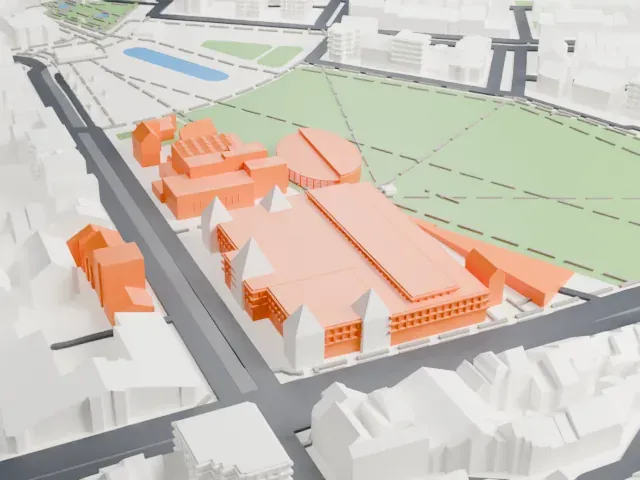 Van Gogh Museum model, West view