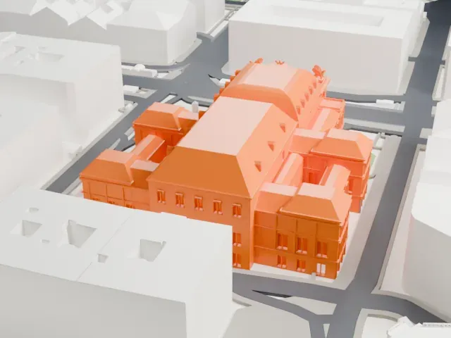 Vienna State Opera model, North view