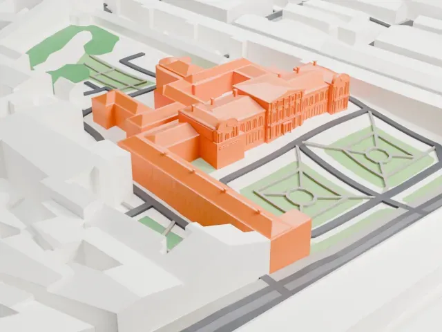 Vorontsov Palace (Saint Petersburg) model, North view