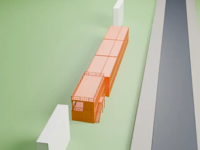Wanderers Grounds model, West view