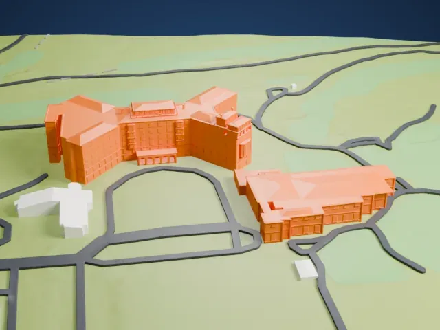 Westchester Country Club model, North view