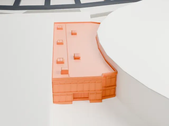 Westfalenhallen model, South view