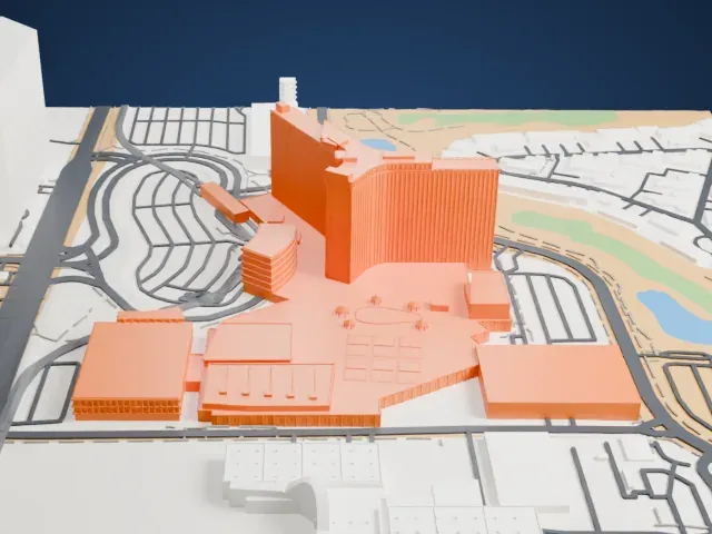 Westgate Las Vegas model, South view
